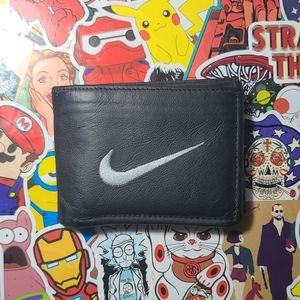 Nike 100% genuine leather bifold wallet